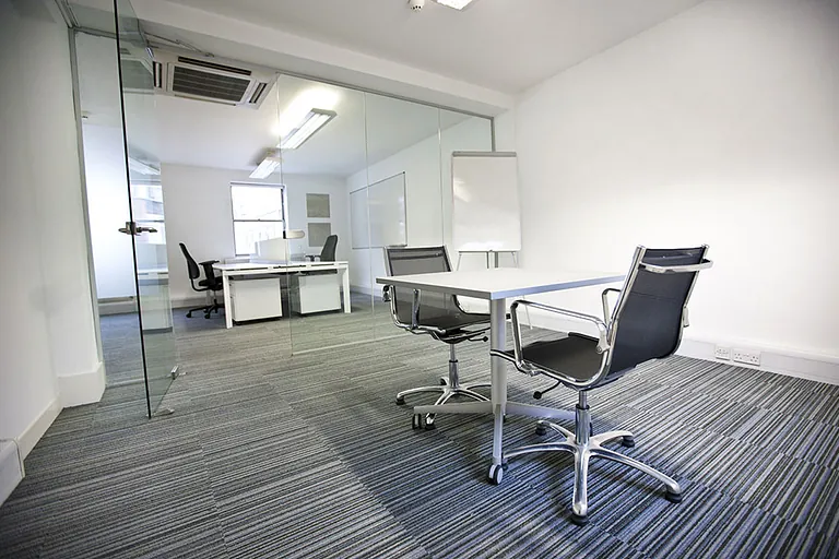 A office ready to be cleared and items stored